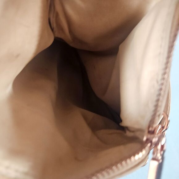 Free People Bag Pink Foldover Twin City Vegan Crossbody 8" Chain Powder Pink - Picture 5 of 11